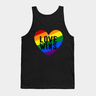 LGBT Design Love Wins Tank Top